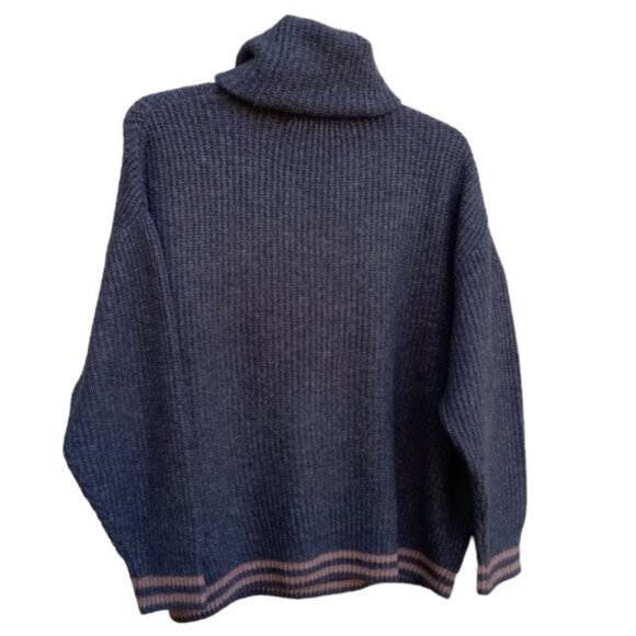 Zara oversized turtleneck gray sweater sz S - Picture 1 of 13